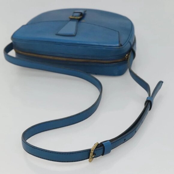 LOUIS VUITTON Epi June Feuille Shoulder Bag Blue M52155 LV Auth ti2813 - Picture 8 of 16
